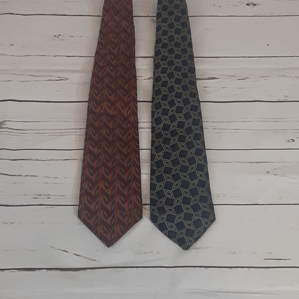 Dunhill Silk Ties Lot of 2
